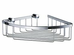 Großhandel 🤩 Smedbo Eckseifenkorb Sideline in silberfarben 😀