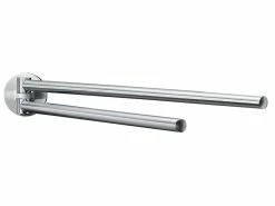 Auslauf ⭐ Handtuchstange schwenkbar Fusion in silberfarben 🎁