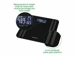 Angebote 🤩 Körperanalysewaage BS 465 in schwarz 🤩 11 Angebote 🤩 Körperanalysewaage BS 465 in schwarz 🤩 -Badaccessoires Verkaufsgeschäft 40484 bs465 black bulletpoints detail