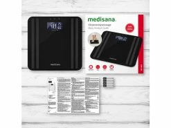 Angebote 🤩 Körperanalysewaage BS 465 in schwarz 🤩 13 Angebote 🤩 Körperanalysewaage BS 465 in schwarz 🤩 -Badaccessoires Verkaufsgeschäft 40484 bs465 black packaging detail