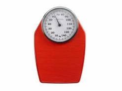 Auslauf 😀 Personenwaage PS 100 in rot 🔔