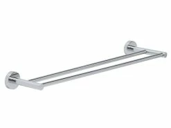 Am billigsten 💯 Nie wieder bohren Handtuchstange Hoom in silberfarben ⭐