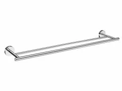 Rabatt 😀 Smedbo Handtuchstange doppelt Home in silberfarben ✔️