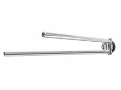 Schlussverkauf 😍 Handtuchstange doppelt Vision in silberfarben ⌛