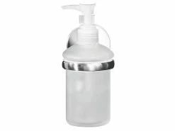 Billig 🌟 Seifenspender Vision - 7/16/12 cm in silberfarben 😍