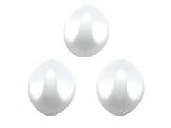 Angebote 🎁 Coronet 3 tlg. Klebehaken in weiß 😍