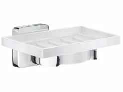 Brandneu ⭐ Smedbo Seifenschalenhalter Ice in silberfarben 😍