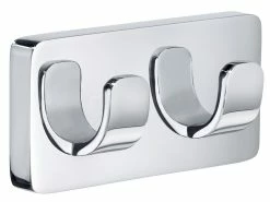 Auslauf 🔥 Smedbo Handtuchhaken 2-er Ice in silberfarben 🌟