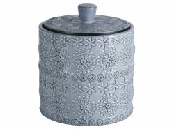 Bester Verkauf 😀 Spirella Kosmetikdose Relief in grau 🌟