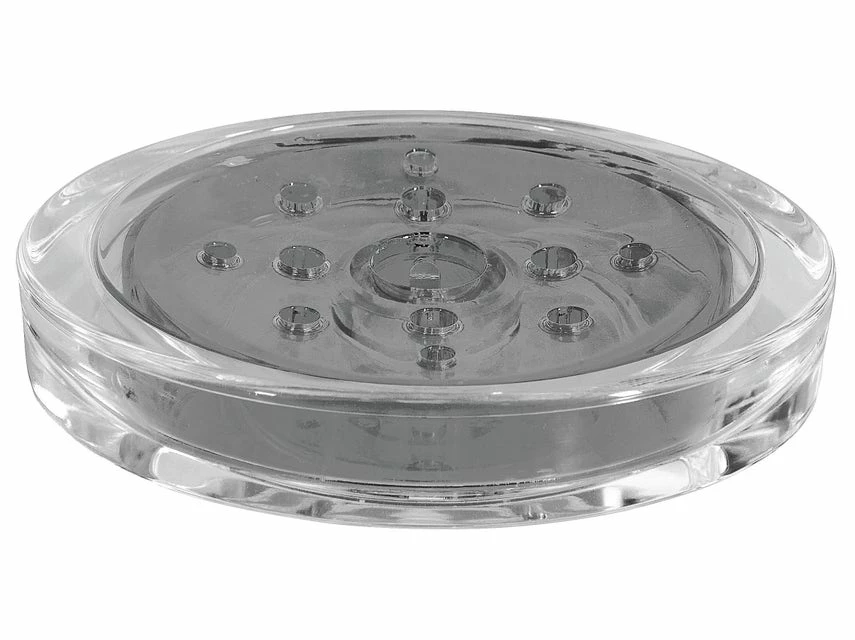 Auslauf 😀 Spirella Seifenschale Sydney Clear in grau 🎁 1 Auslauf 😀 Spirella Seifenschale Sydney Clear in grau 🎁