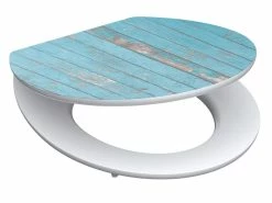 Rabatt 🌟 WC-Sitz Blue Wood in blau 🎉 -Badaccessoires Verkaufsgeschäft 6207312 0511183 5 23452626 1