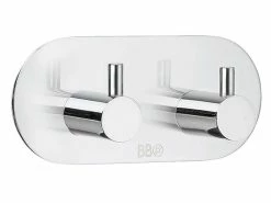 Auslauf 😀 BB Beslagsboden Haken 2-er in silberfarben 💯