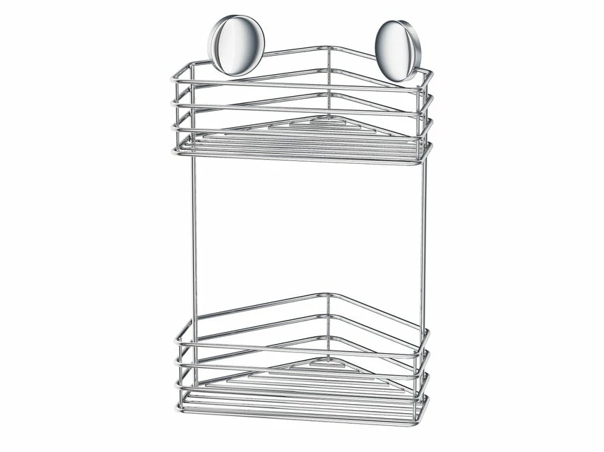 Großhandel 💯 BB Beslagsboden Eckduschkorb in silberfarben ❤️ 1 Großhandel 💯 BB Beslagsboden Eckduschkorb in silberfarben ❤️