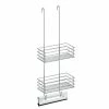 Bester Verkauf 🔔 BB Beslagsboden Duschkorb doppelt - 25x66 cm in silberfarben 🛒
