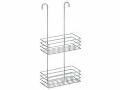 Bester Verkauf 😉 BB Beslagsboden Duschkorb doppelt in silberfarben 🎁