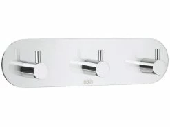 Billig 🎉 BB Beslagsboden Hakenleiste 3-er in silberfarben 😍