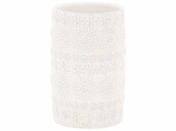 Rabatt ✨ Spirella Mundspülbecher Relief in weiß 🔔