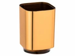 Aktion ⌛ Wenko Mundspülbecher Auron in goldfarben 💯