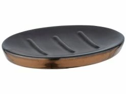 Billig 👍 Wenko Seifenschale Brandol in schwarz 😉