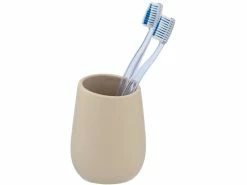 Brandneu 🥰 Wenko Mundspülbecher Badi in beige 🎁 -Badaccessoires Verkaufsgeschäft 6539618 0573768 3 24371362