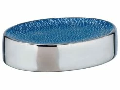 Budget 🎉 Wenko Seifenschale Nuria in blau 🧨