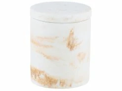 Auslauf 🛒 Wenko Kosmetikdose Odos - 8,5x10 cm in weiß 🎉