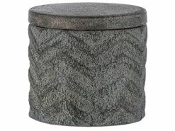 Auslauf 😉 Wenko Kosmetikdose Mantua - 10,3x11,5 cm in grau 🤩