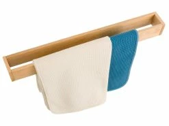 Brandneu 😉 Die grüne Linie Handtuchhalter Lina - 50/6/10 cm in braun ⌛ -Badaccessoires Verkaufsgeschäft 6629259 0583492 1 24413065