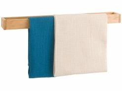 Badaccessoires Verkaufsgeschäft 17 Brandneu 😉 Die grüne Linie Handtuchhalter Lina - 50/6/10 cm in braun ⌛