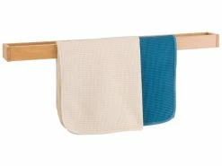 Auslauf 🔥 Die grüne Linie Handtuchhalter Lina - 100/6/10 cm in braun 😉