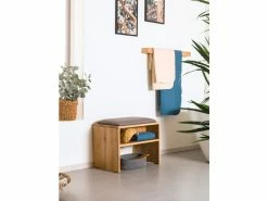 Rabatt 🎉 Die grüne Linie Handtuchhalter Lina - 80/6/10 cm in braun ❤️ -Badaccessoires Verkaufsgeschäft 6630044 0583868 2 24413073