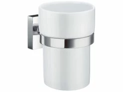 Billig ✨ Smedbo Mundspülbecherhalter House in silberfarben 🎁