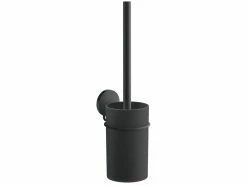 Aktion 💯 WC-Bürste mit Behälter BB Beslagsboden in schwarz 🧨