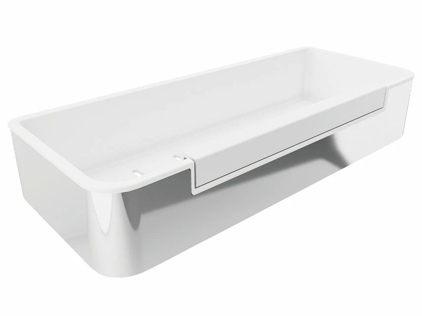 Schlussverkauf ❤️ Duschkorb - 29/5,3/12 cm in weiß 🎉 3 Schlussverkauf ❤️ Duschkorb - 29/5,3/12 cm in weiß 🎉 – Bild 3