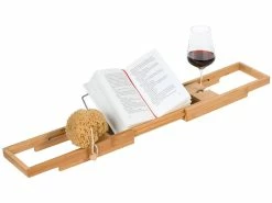 Angebote ❤️ Die grüne Linie Badewannenbrücke Lena - 70/4,5/14,5 cm in braun 🛒