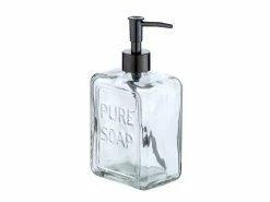 Budget 🛒 Wenko Seifenspender Pure Soap - 9,5/20/6 cm in transparent 🔔 -Badaccessoires Verkaufsgeschäft 6781801 0611756 4 24767082