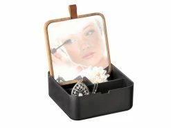 Großhandel 🎉 Wenko Aufbewahrungsbox Gara - 14,5/13,5/10,5 cm in schwarz 🤩 -Badaccessoires Verkaufsgeschäft 6781947 0611868 5 24767371