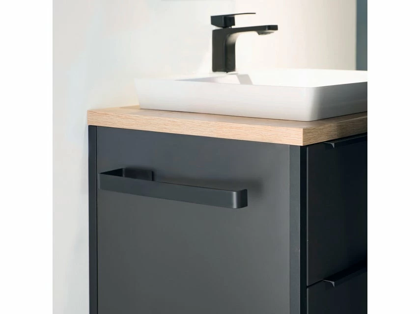 Großhandel ❤️ Handtuchhalter Nora - 32/3/7 cm in schwarz 🌟 2 Großhandel ❤️ Handtuchhalter Nora - 32/3/7 cm in schwarz 🌟 – Bild 2