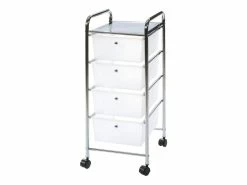 Billig 🧨 Kosmetik-Rollwagen Ginger in weiß 🎉