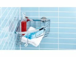 Billig 🎉 Tesa Eckduschkorb Aluxx - 19,2/9,2/20 cm in silberfarben 💯 -Badaccessoires Verkaufsgeschäft online 24608731 8 milieu nebenbild 1