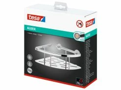 Bester Verkauf 🔥 Tesa Eckablage Aluxx - 25/9,2/12,5 cm in silberfarben 🎁 -Badaccessoires Verkaufsgeschäft online 24608773 6 freisteller nebenbild 1