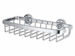 Schlussverkauf 🌟 Tesa Duschkorb Aluxx - 22/5/10,2 cm in silberfarben ✔️