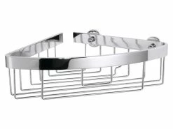 Blitzangebot 🌟 Tesa Eckduschkorb Aluxx - 20,5/8,7/21 cm in silberfarben 🧨