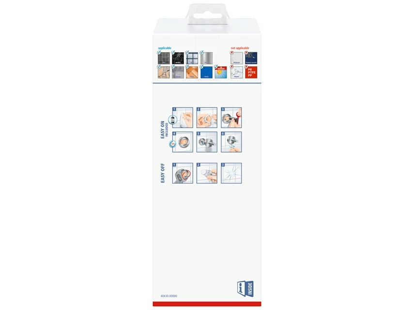 Bestes Angebot 😉 Tesa WC-Garnitur-Set Elegaant - 9,5/44,5/13,7 cm in silberfarben ✨ 2 Bestes Angebot 😉 Tesa WC-Garnitur-Set Elegaant - 9,5/44,5/13,7 cm in silberfarben ✨ – Bild 2