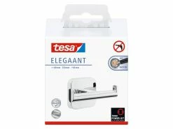 Billig 👍 Tesa Doppelhaken Elegaant - 8/5/4,3 cm in silberfarben ⌛ -Badaccessoires Verkaufsgeschäft online 24609507 3 freisteller nebenbild 1
