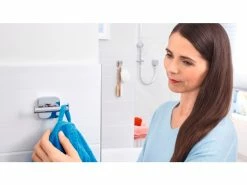 Billig 👍 Tesa Doppelhaken Elegaant - 8/5/4,3 cm in silberfarben ⌛ -Badaccessoires Verkaufsgeschäft online 24609507 milieu nebenbild 1