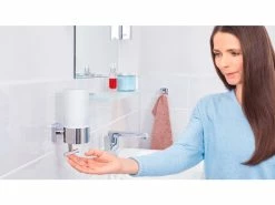 Rabatt 👍 Tesa Seifenspender Elegaant - 7,3/19,2/11,5 cm in silberfarben 🔥 -Badaccessoires Verkaufsgeschäft online 24609557 milieu nebenbild 1