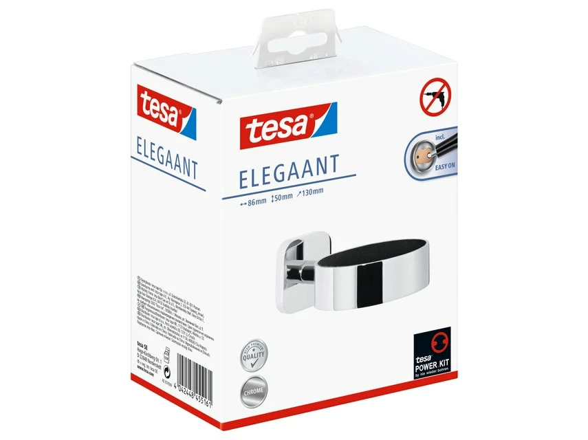 Budget 🤩 Tesa Fönhalter Elegaant - 8,6/5/13 cm in silberfarben 😀 6 Budget 🤩 Tesa Fönhalter Elegaant - 8,6/5/13 cm in silberfarben 😀 – Bild 6