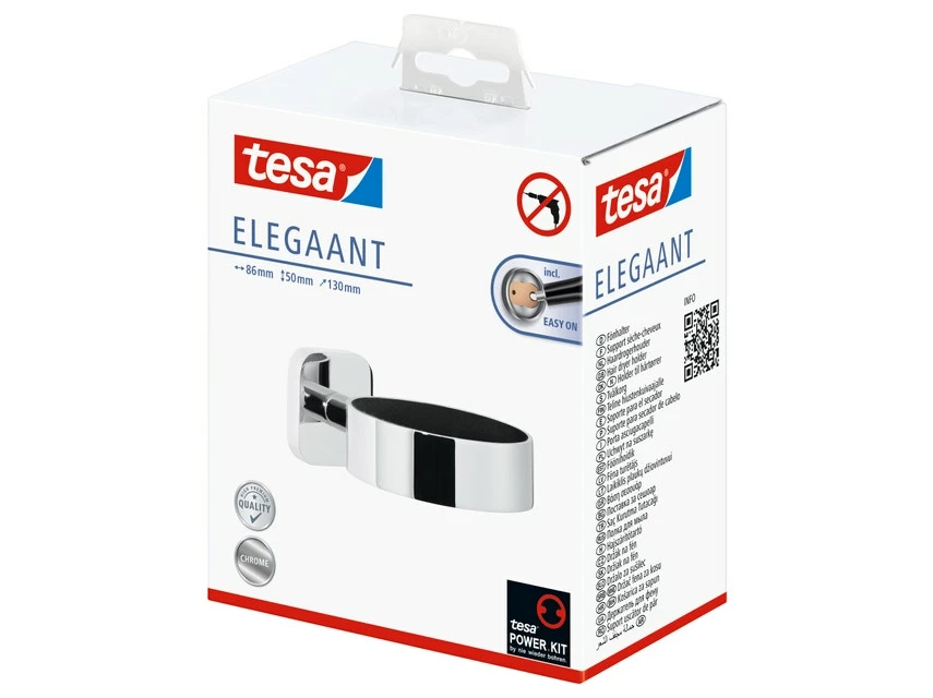 Budget 🤩 Tesa Fönhalter Elegaant - 8,6/5/13 cm in silberfarben 😀 7 Budget 🤩 Tesa Fönhalter Elegaant - 8,6/5/13 cm in silberfarben 😀 – Bild 7