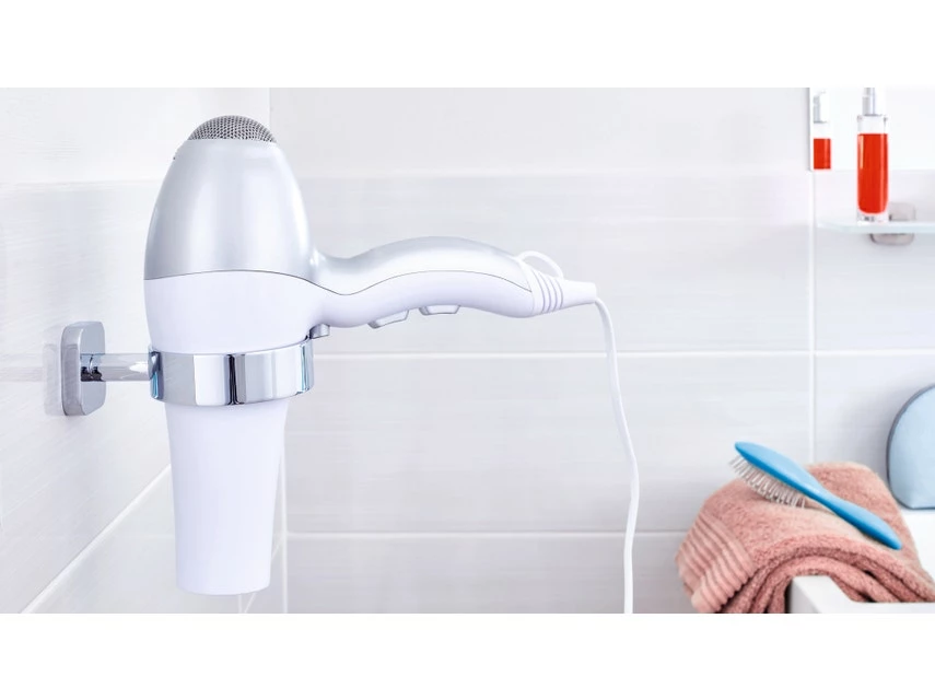 Budget 🤩 Tesa Fönhalter Elegaant - 8,6/5/13 cm in silberfarben 😀 2 Budget 🤩 Tesa Fönhalter Elegaant - 8,6/5/13 cm in silberfarben 😀 – Bild 2